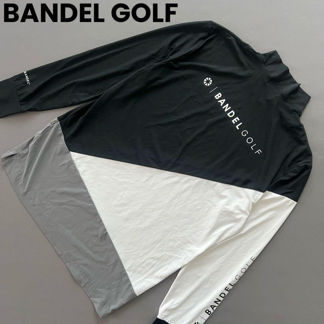 BANDEL GOLF バンデルゴルフ　モックネック　長袖シャツ　カットソー