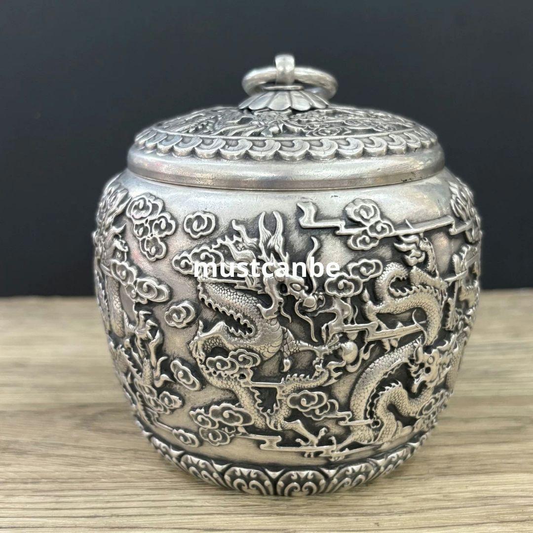 銅器 龍鳳茶壺 装飾品 工芸品 置物