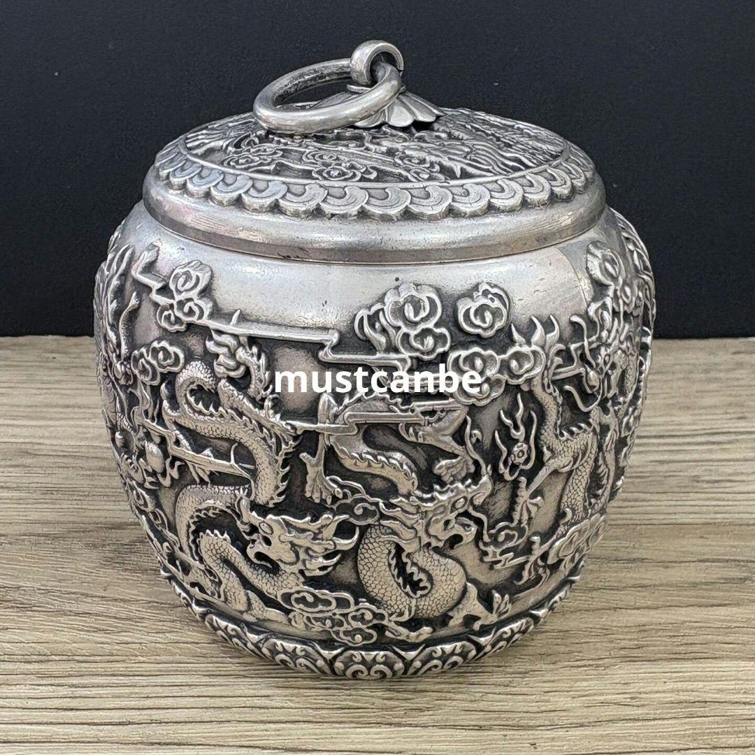 銅器 龍鳳茶壺 装飾品 工芸品 置物