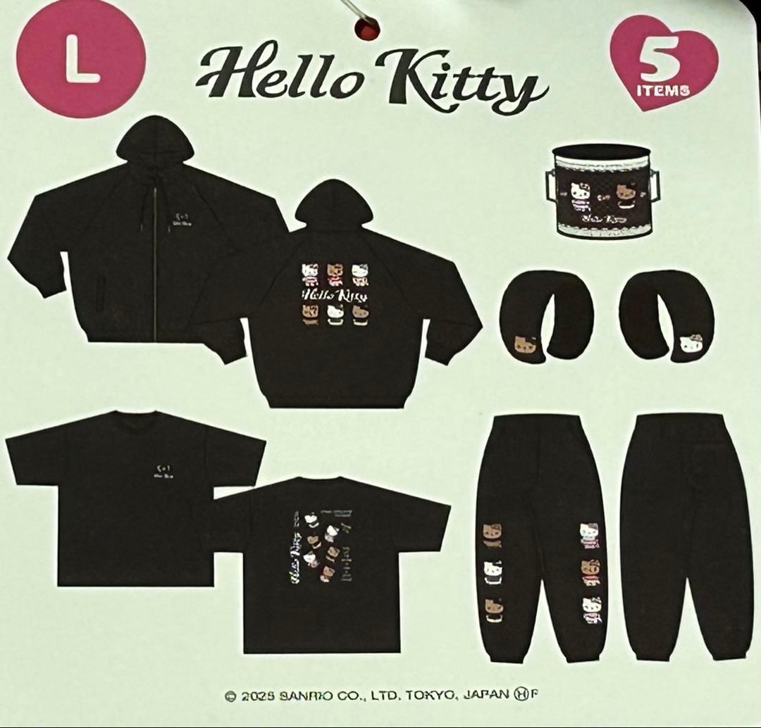 新品未開封・タグ付き サンリオ福袋 ハローキティ福缶５点セット アベイル福袋