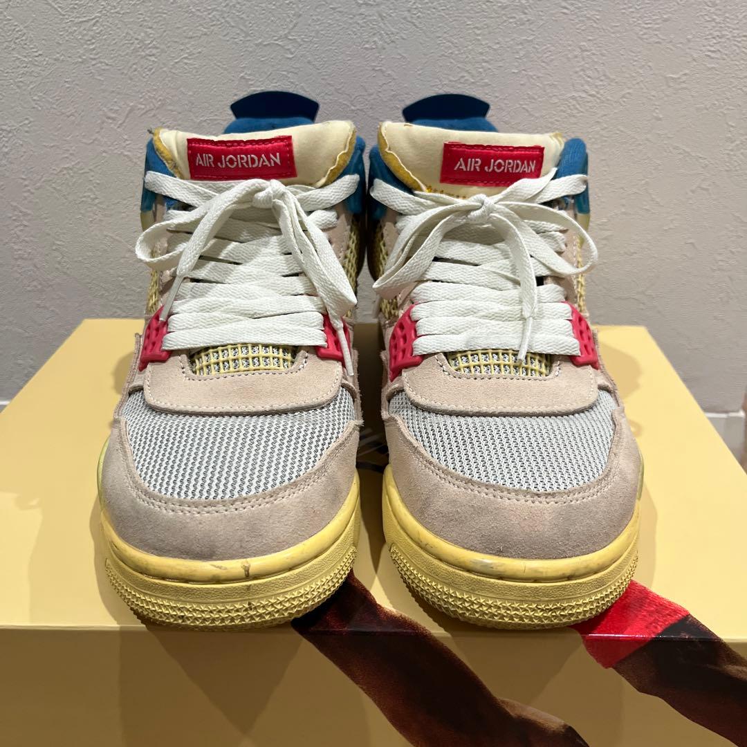 シューズ(男性用) UNION Jordan 4 Guava Ice/Light FusionRed