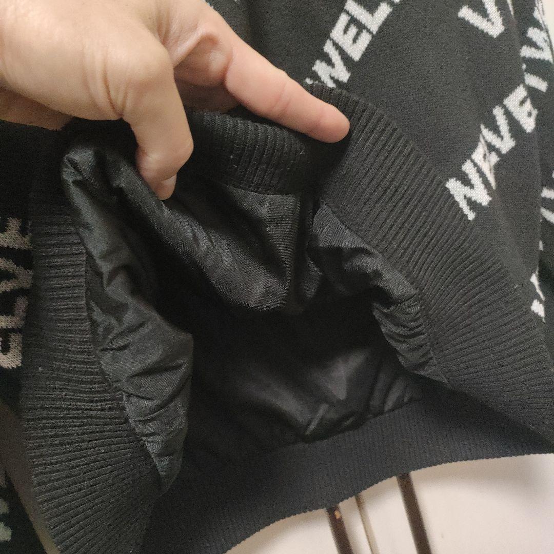 v12 裏地付きニット　メンズ　ゴルフ