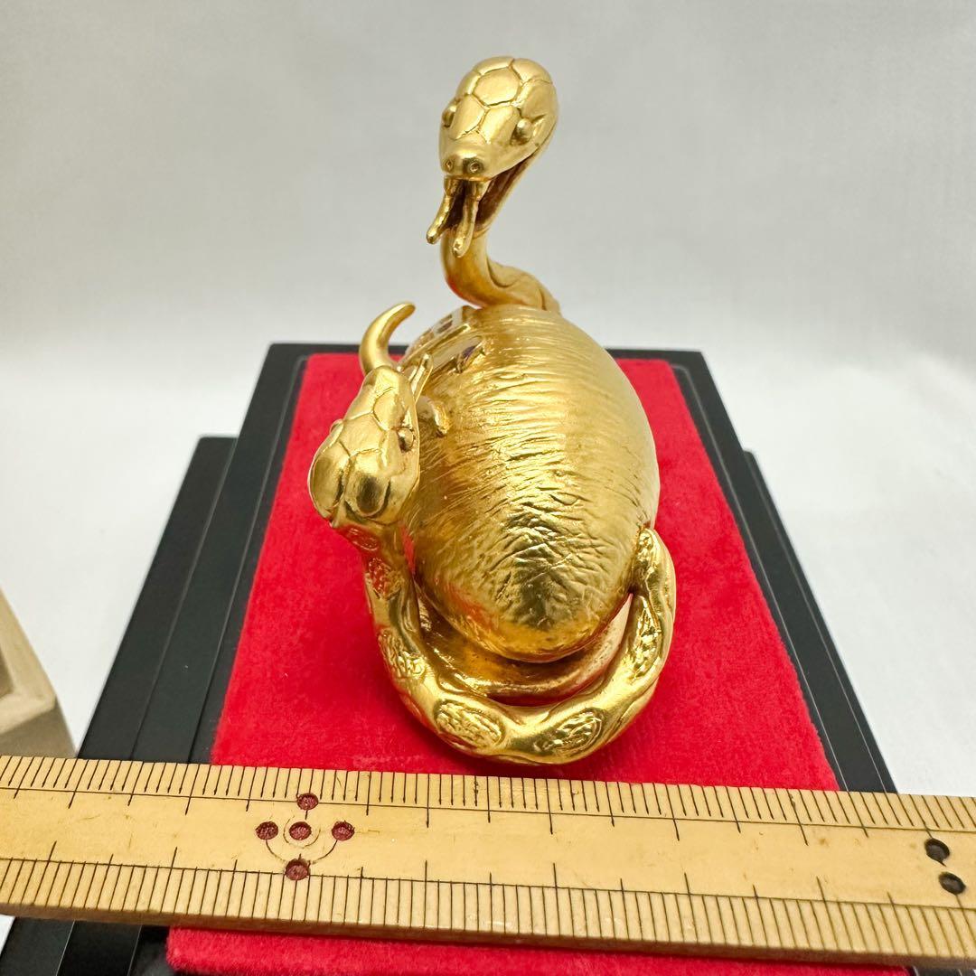 純金 K24 田中貴金属 美秀作 巳年 福々巳 干支 ケース 共箱付