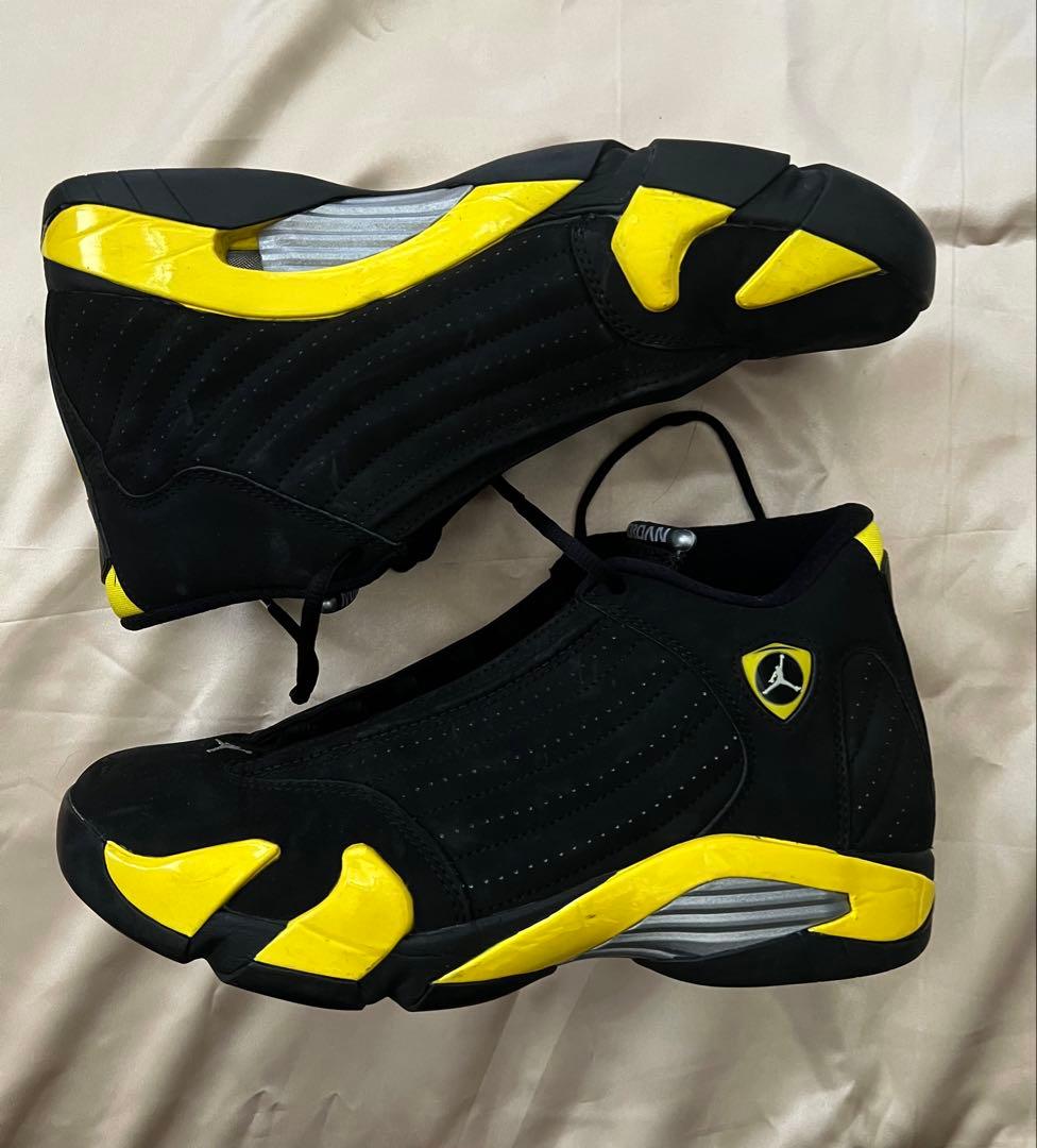 シューズ(男性用) NIKE AIR JORDAN 14 RETRO THUNDER