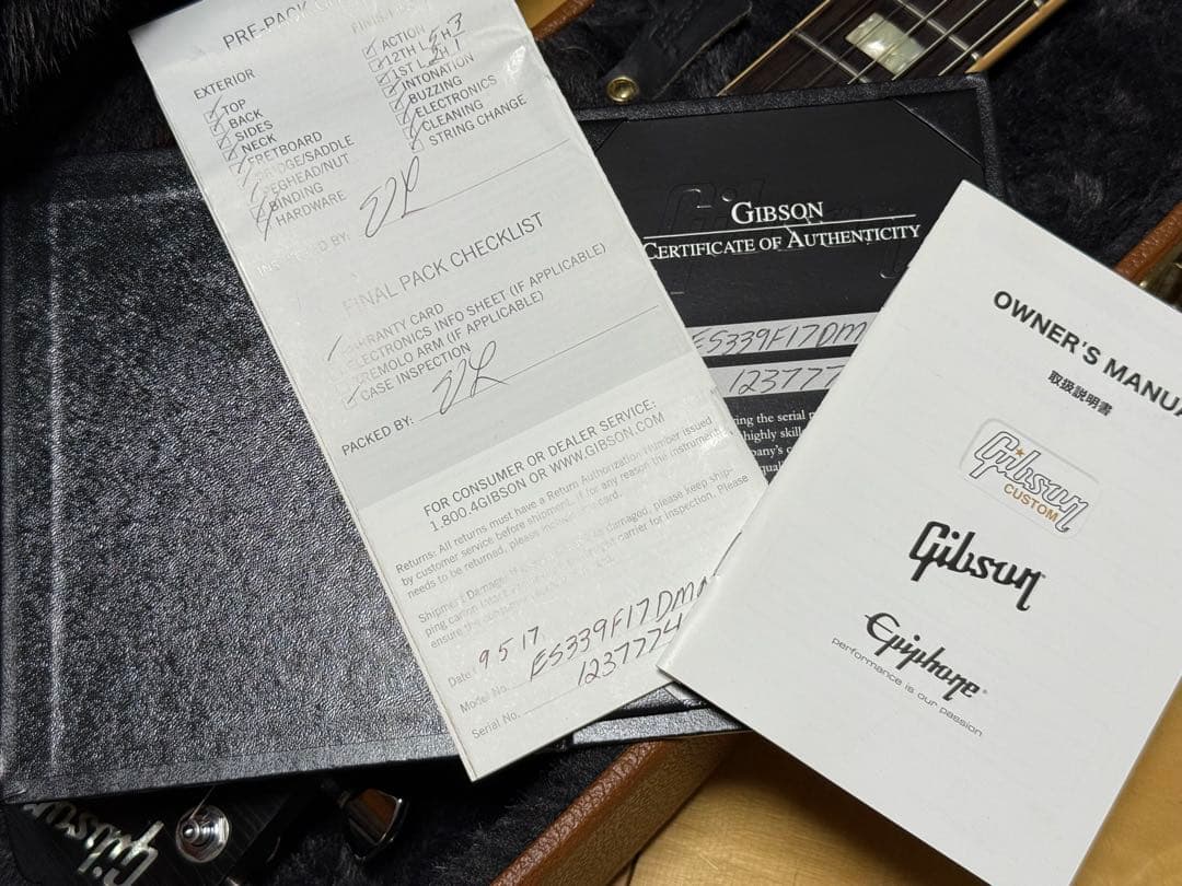 【希少】Gibson ES-339 Memphis 2017