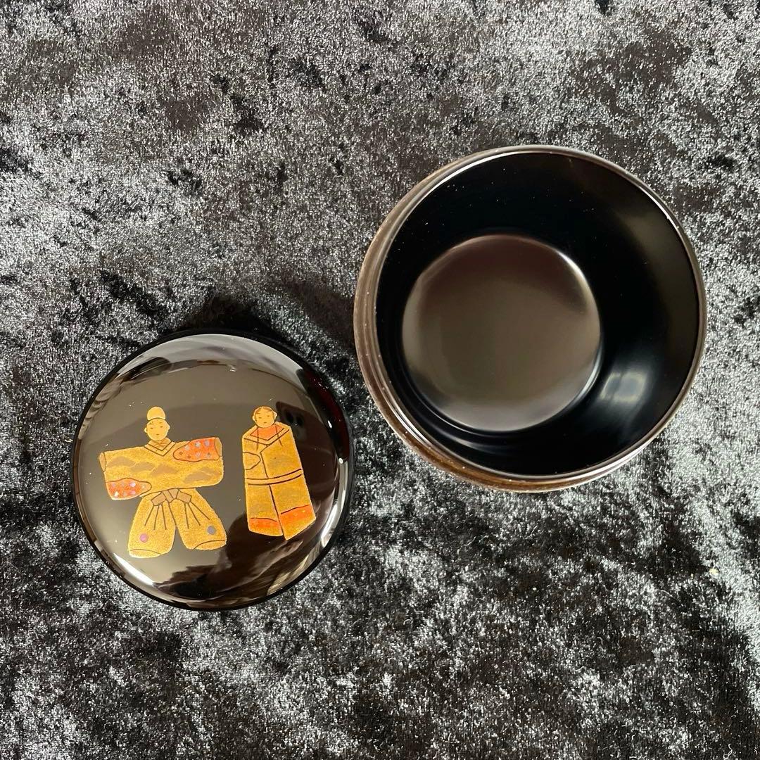 茶道具 棗　立雛蒔絵