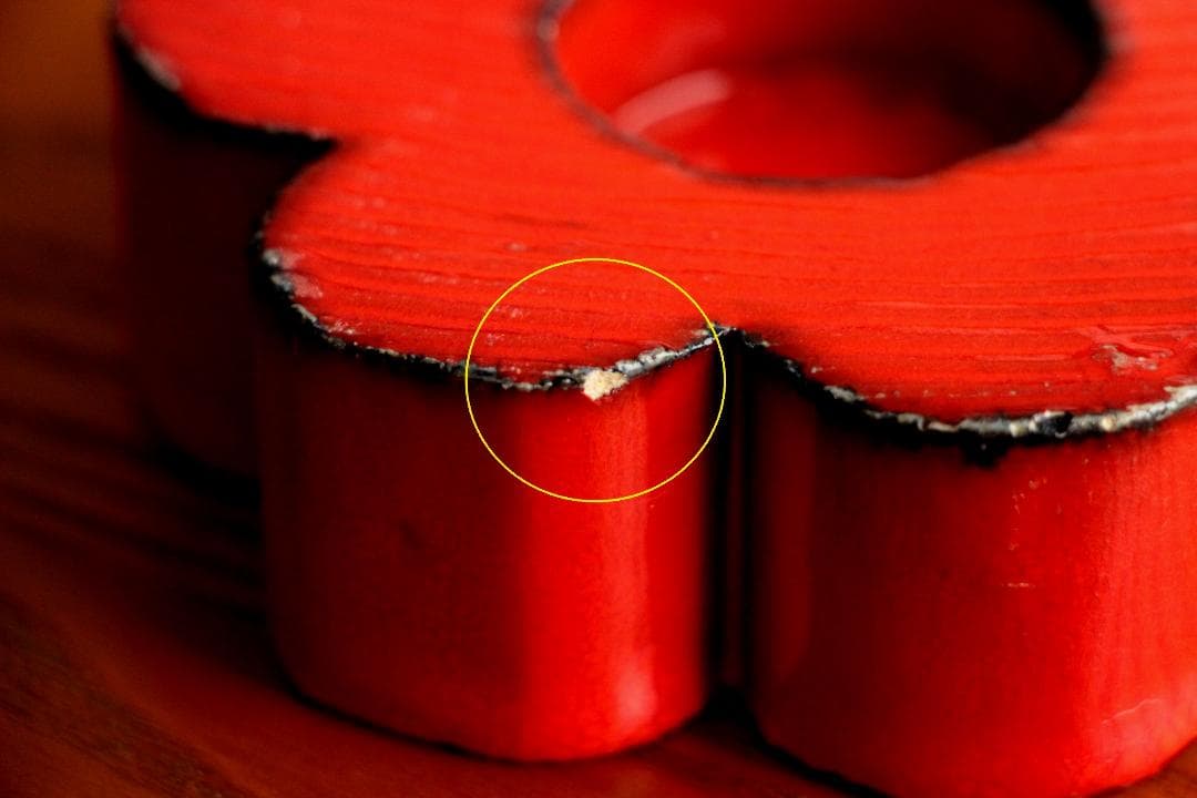 Lisa Larson リサラーソン キャンドルスタンド 赤 3