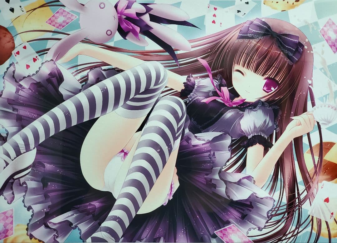 【アールビバン】てぃんくる『SECRET TEAPARTY』直筆サイン入り版画