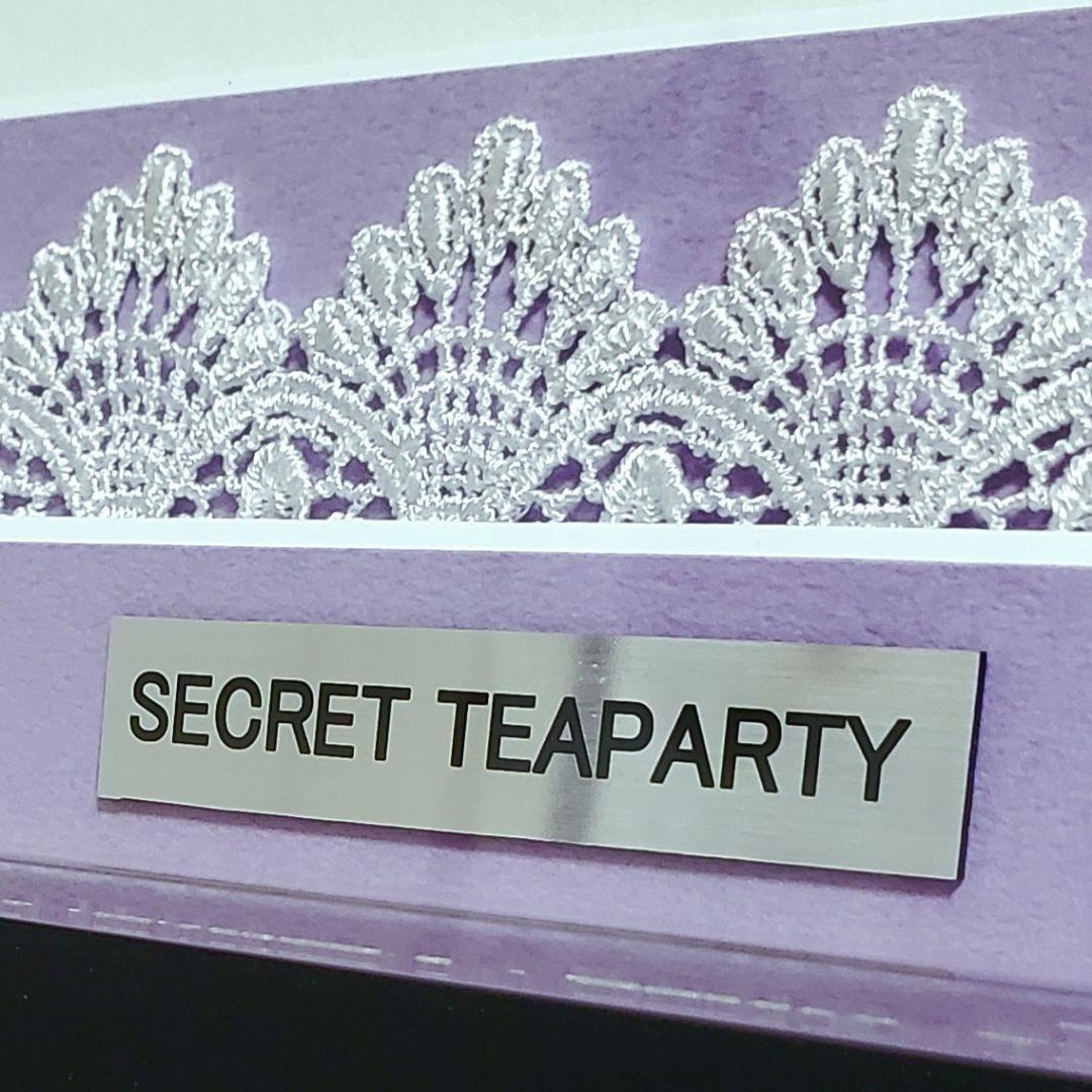 【アールビバン】てぃんくる『SECRET TEAPARTY』直筆サイン入り版画