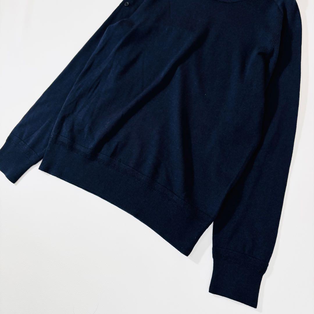 913【訳あり美品✨ ブリーフィング エクストラファインメリノクルーネックニット