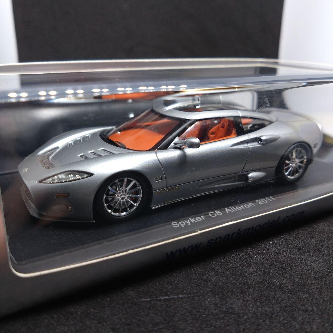 スパーク 1/43 スパイカー C8 アイルロン 2011 シルバー