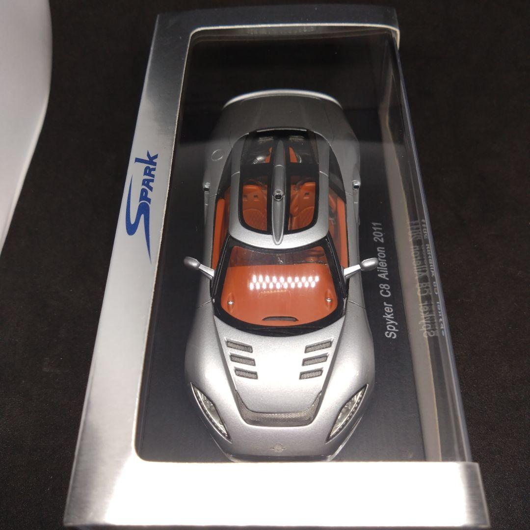 スパーク 1/43 スパイカー C8 アイルロン 2011 シルバー