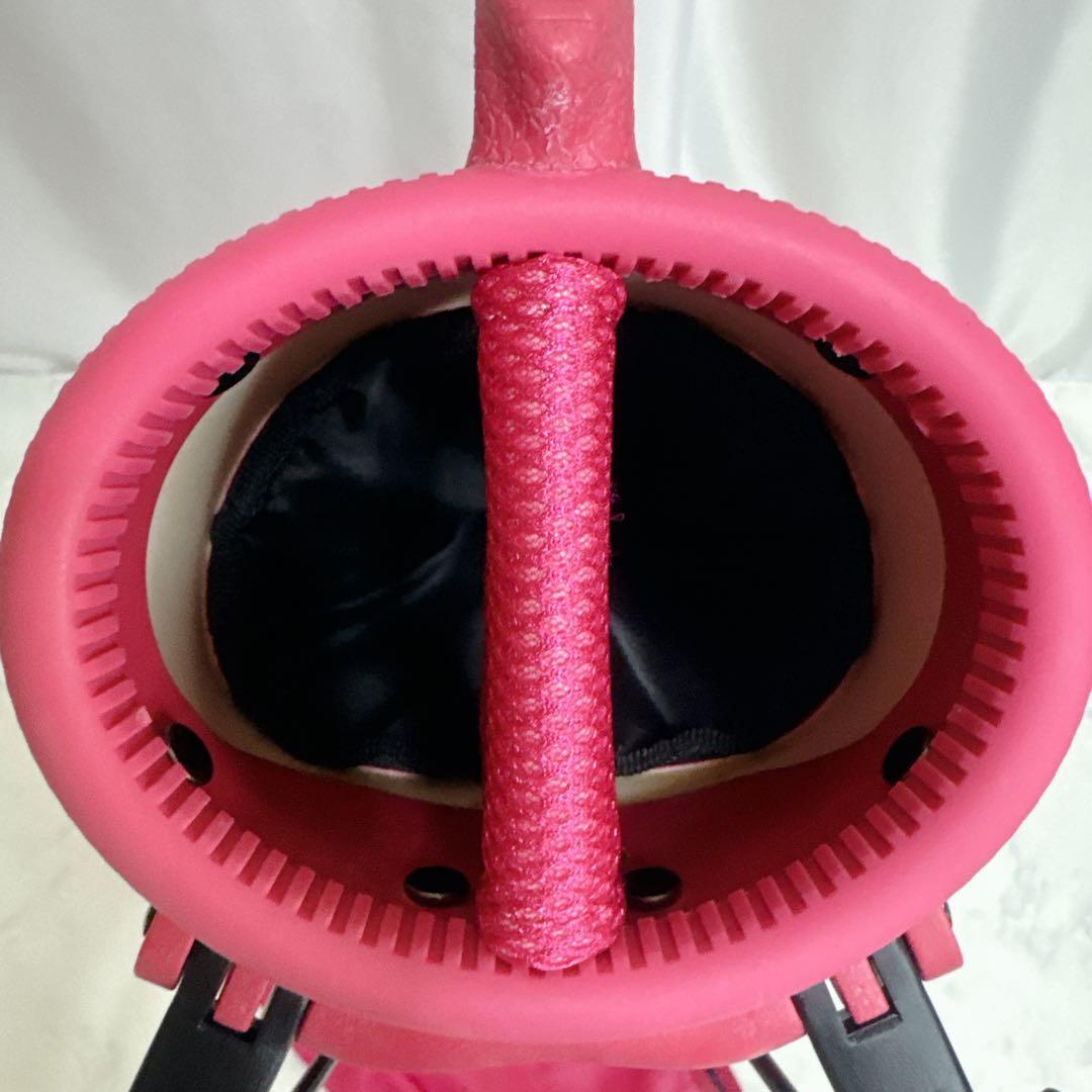 ✨美品✨PEARLY GATES ロゴ　スマイルワッペンセルフスタンドバッグ