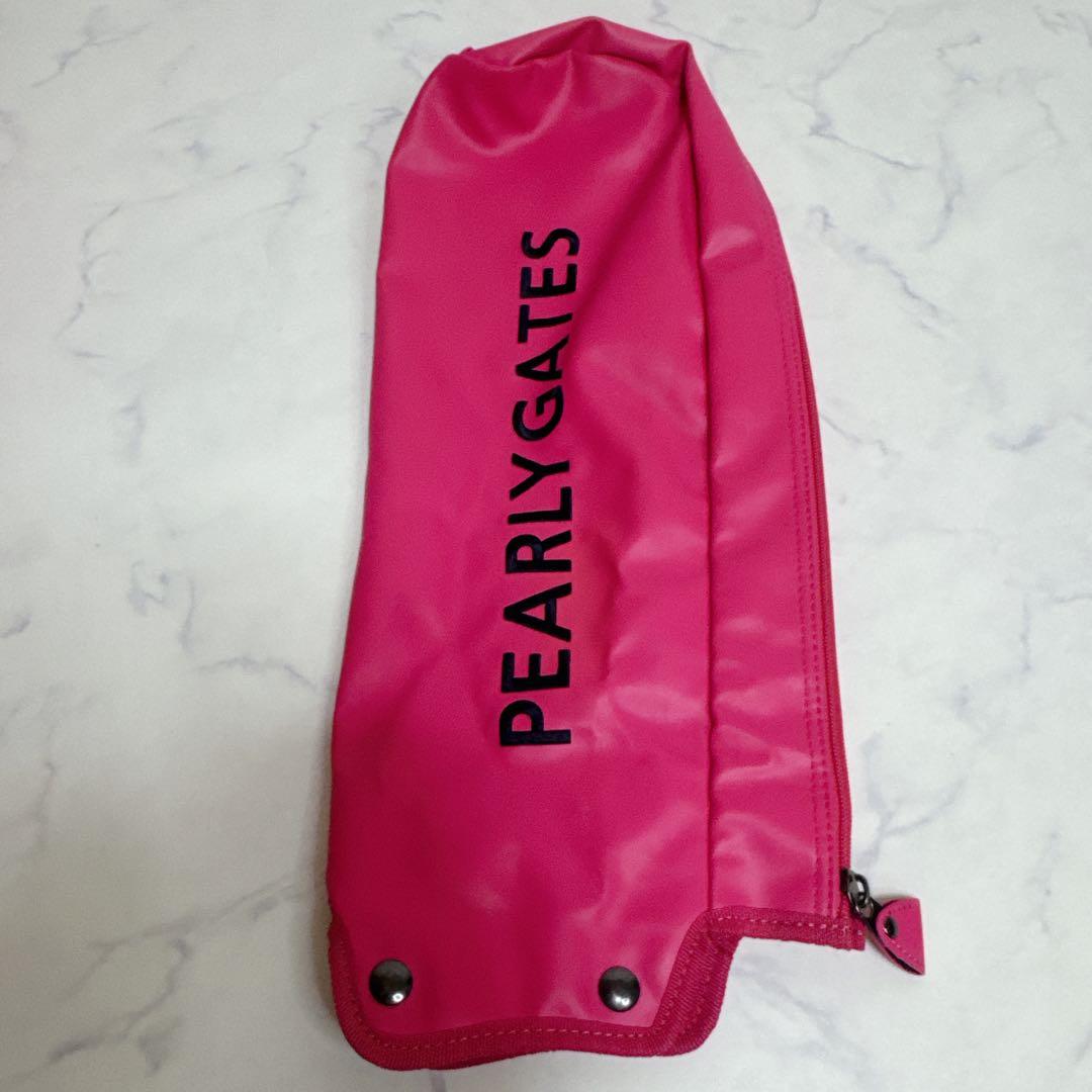 ✨美品✨PEARLY GATES ロゴ　スマイルワッペンセルフスタンドバッグ