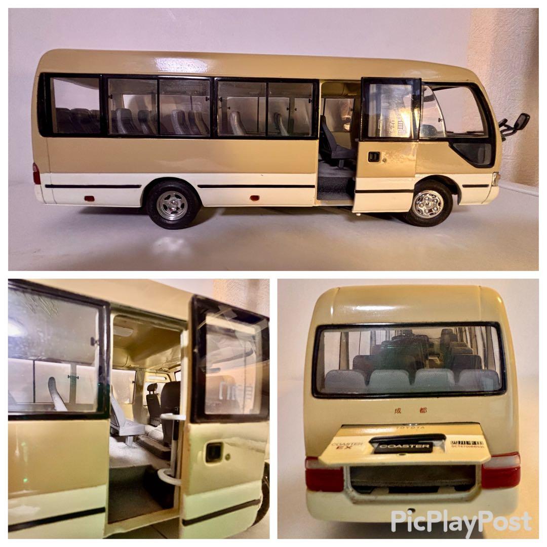 【精密1/24トヨタ コースター 中国四川一汽トヨタ特注 ダイキャス 【激レア】