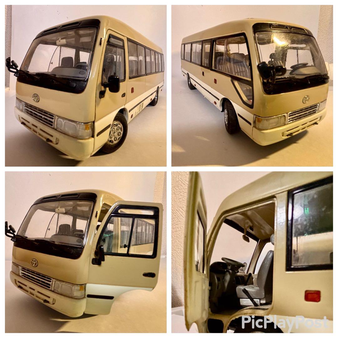 【精密1/24トヨタ コースター 中国四川一汽トヨタ特注 ダイキャス 【激レア】