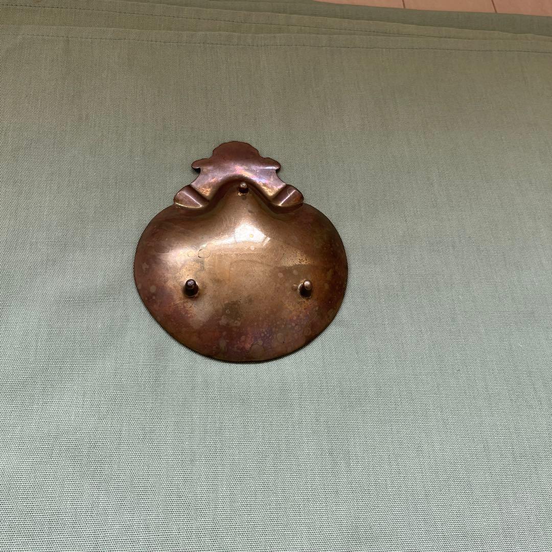 ★アンティーク★真鍮★バスタブ石鹸入れ&シェルトレー灰皿　2点セット