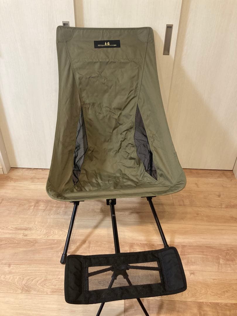 ogawa オガワ　ツーアングルチェアＬ　フットレスト　セット　オリーブ　美品