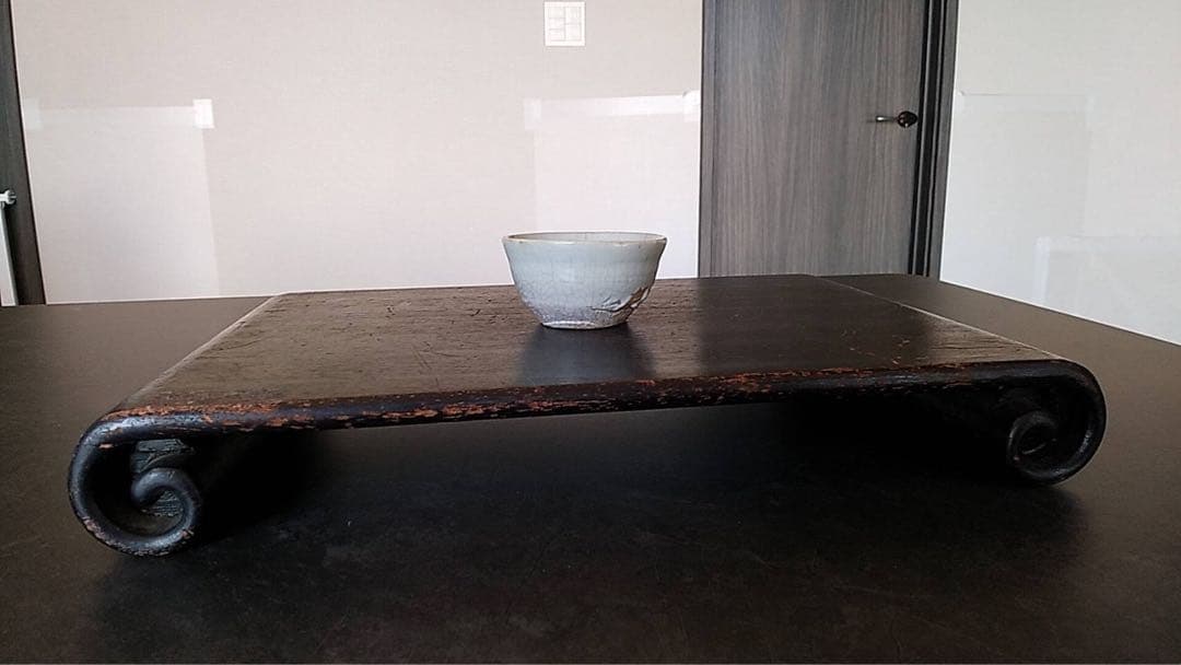 李朝　李朝盃　韓国美術　朝鮮美術　古美術　酒器　堅手　高麗　煎茶道具　かいらぎ