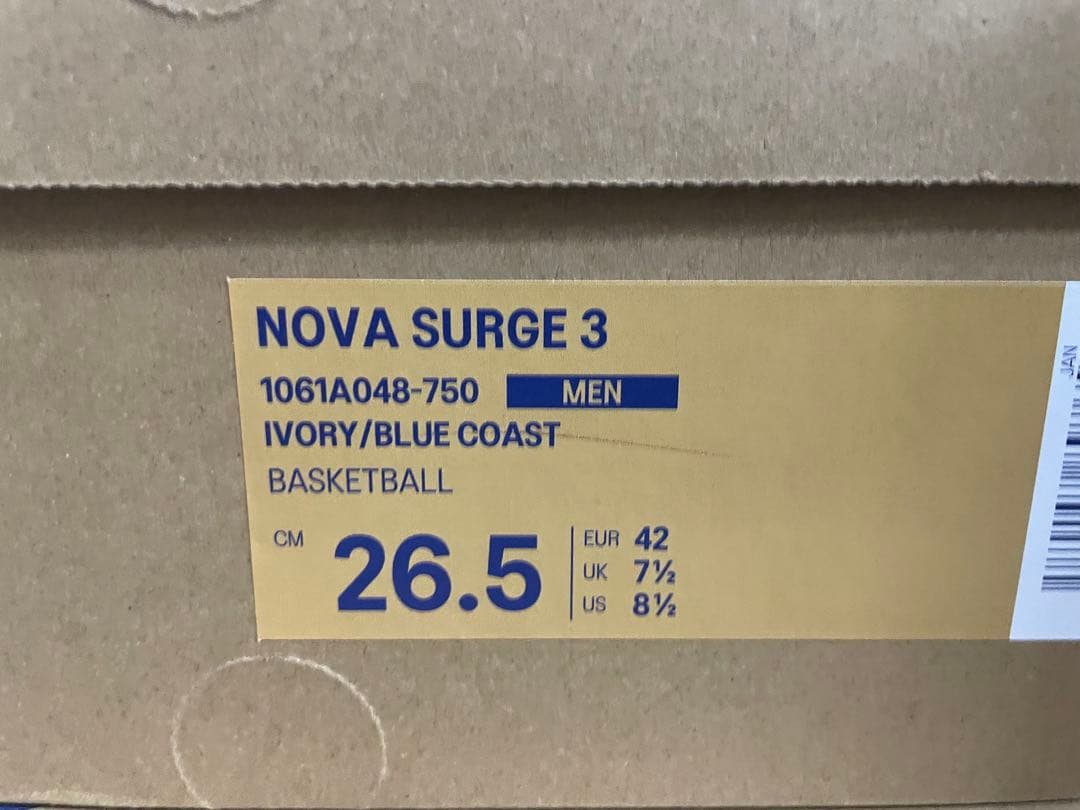 シューズ(男性用) NOVA SURGE 3 26.5cm