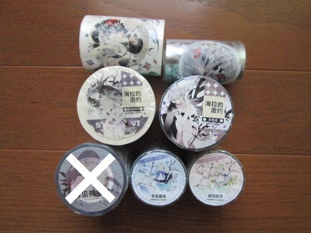 海外 人物マスキングテープ まとめ売り 19本＋4本