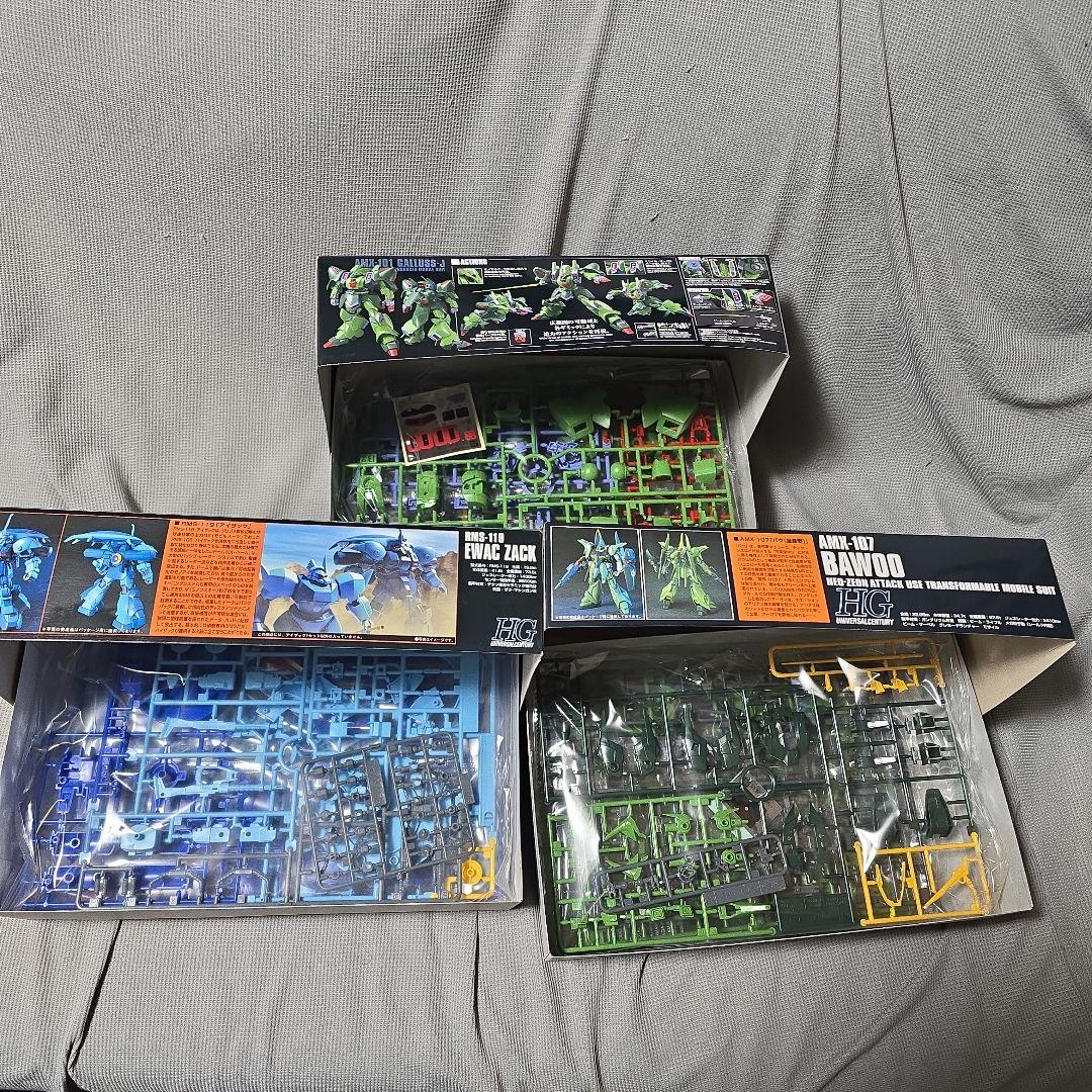 HG 1/144scale バウ&アイザック&ガルスJ