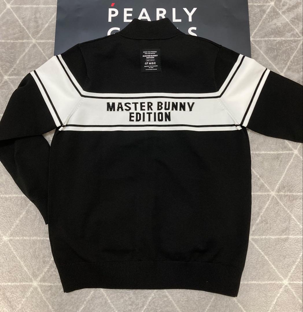 新品 パーリーゲイツ マスターバニー 天竺度詰め ジャケット(4)サイズM/黒