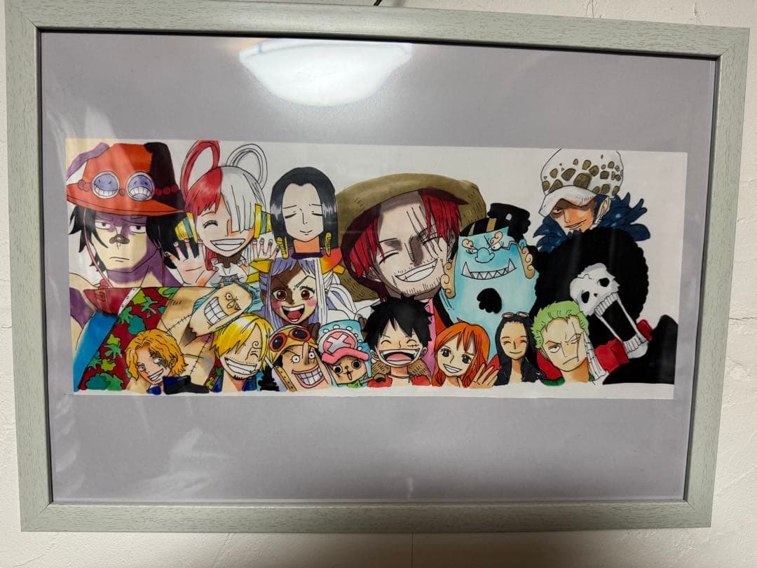 ワンピース キャラクター アート フレーム付き ポスター