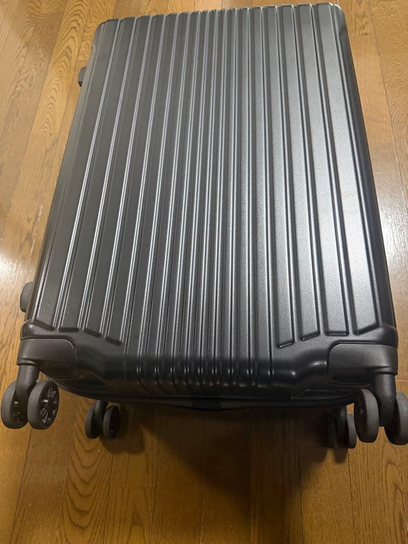 ブラックキャリーカート 4輪キャスター ALI-6060-24W