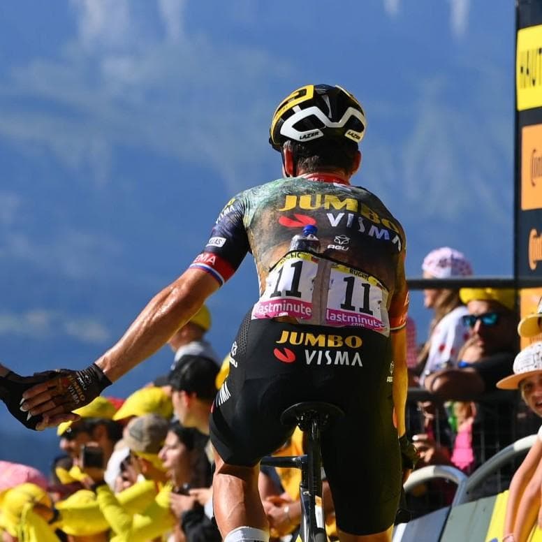 K*y様 選手支給品 ツールドフランス 実物レースナンバー プリモシュ・ログリッ