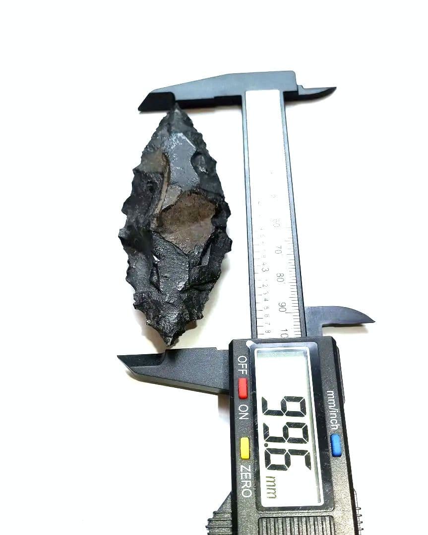 尖頭器 サヌカイト 石器 395 原始時代模写