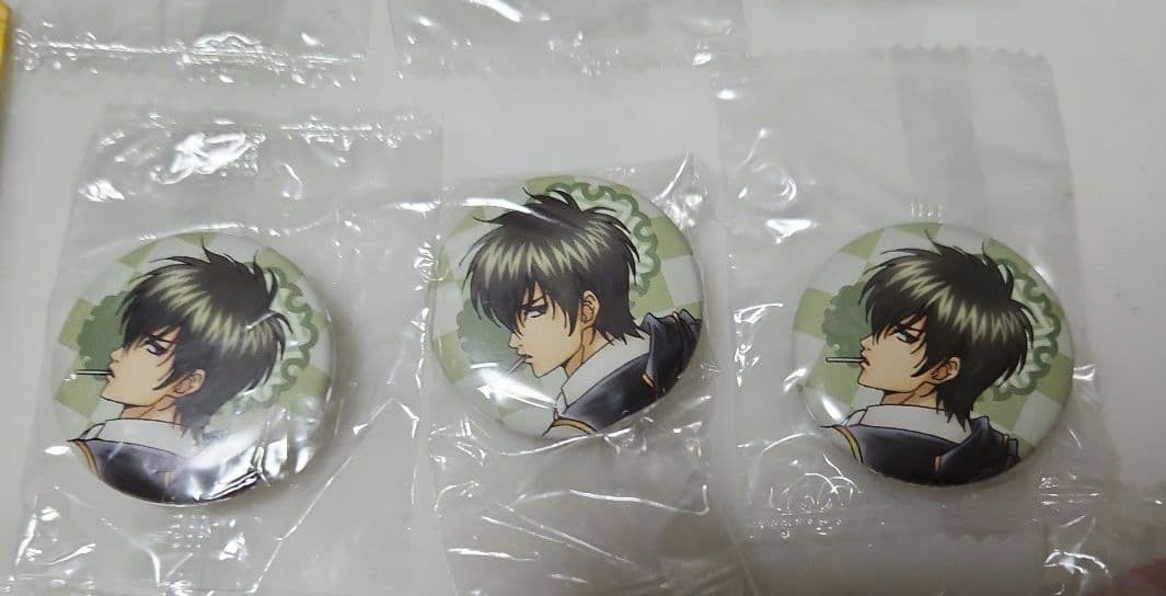 銀魂 一番おみくじ缶バッジ 土方 ＋ おみくじ4種