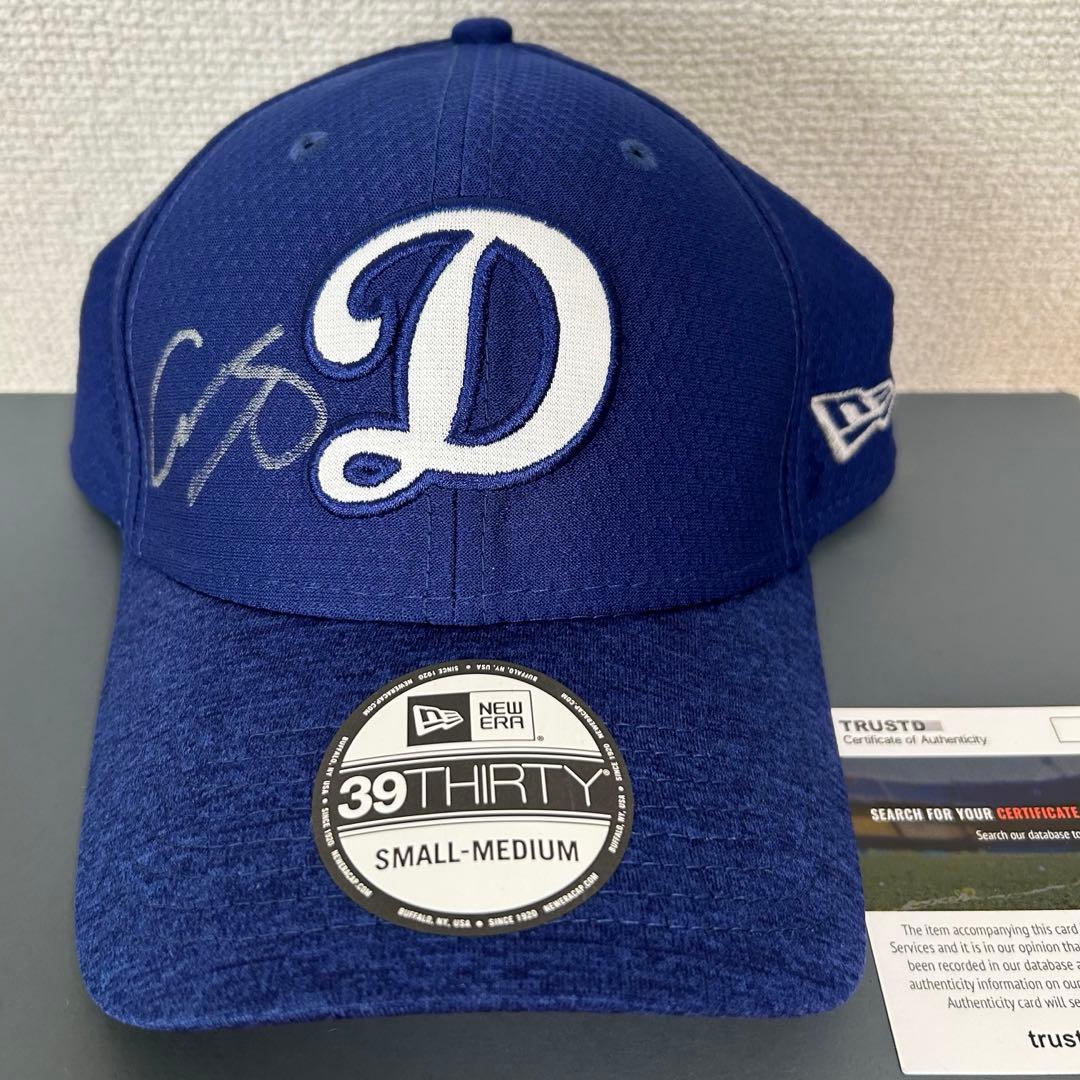 大谷翔平選手直筆サイン入りCAP ロサンゼルスドジャースキャップ　＊カードセット