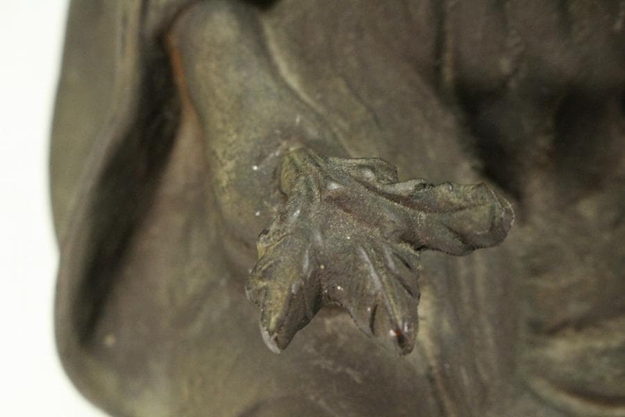 古銅 神農像 骨董品(K-LC977)