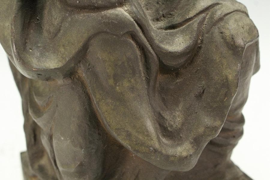 古銅 神農像 骨董品(K-LC977)