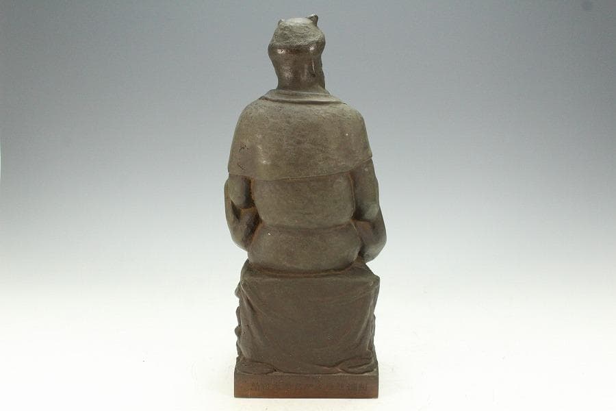 古銅 神農像 骨董品(K-LC977)