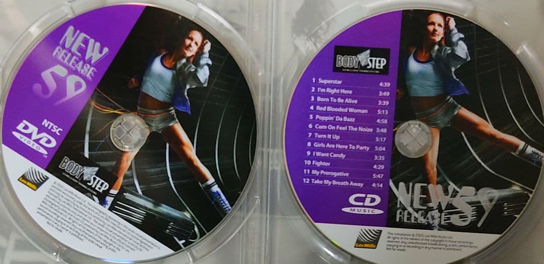ウエイトトレーニング LESMILLS BODYSTEP DVD