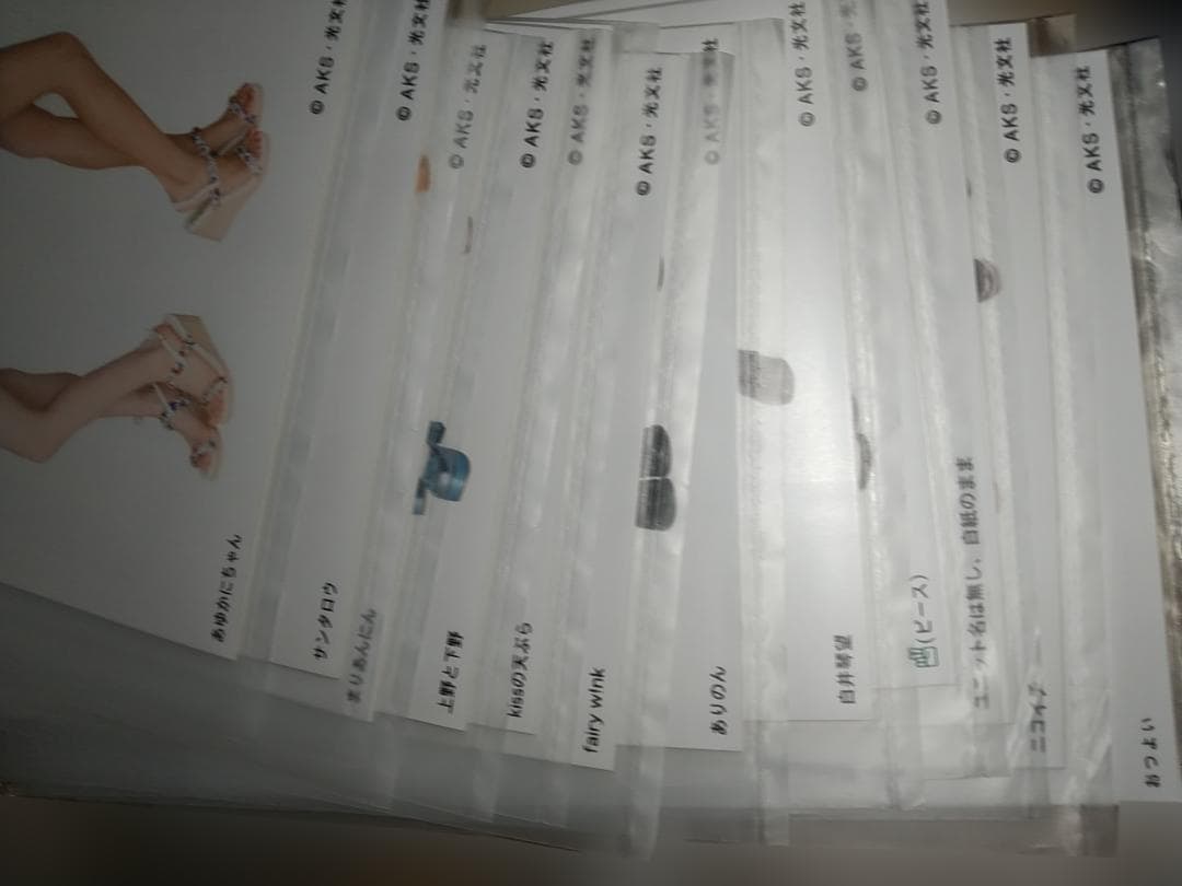 AKB48 グループ ユニットじゃんけん大会2017 生写真 当選品