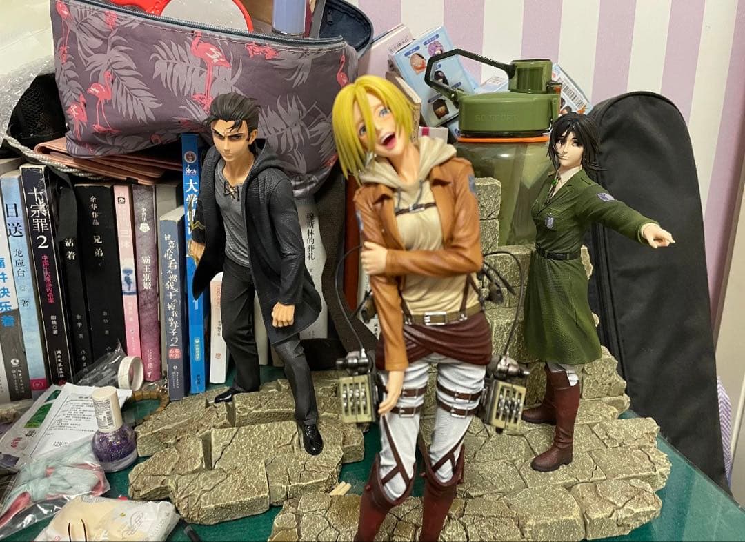 進撃の巨人 エレン・イェーガー ガレージキット ガレキ スタチュー①⑦