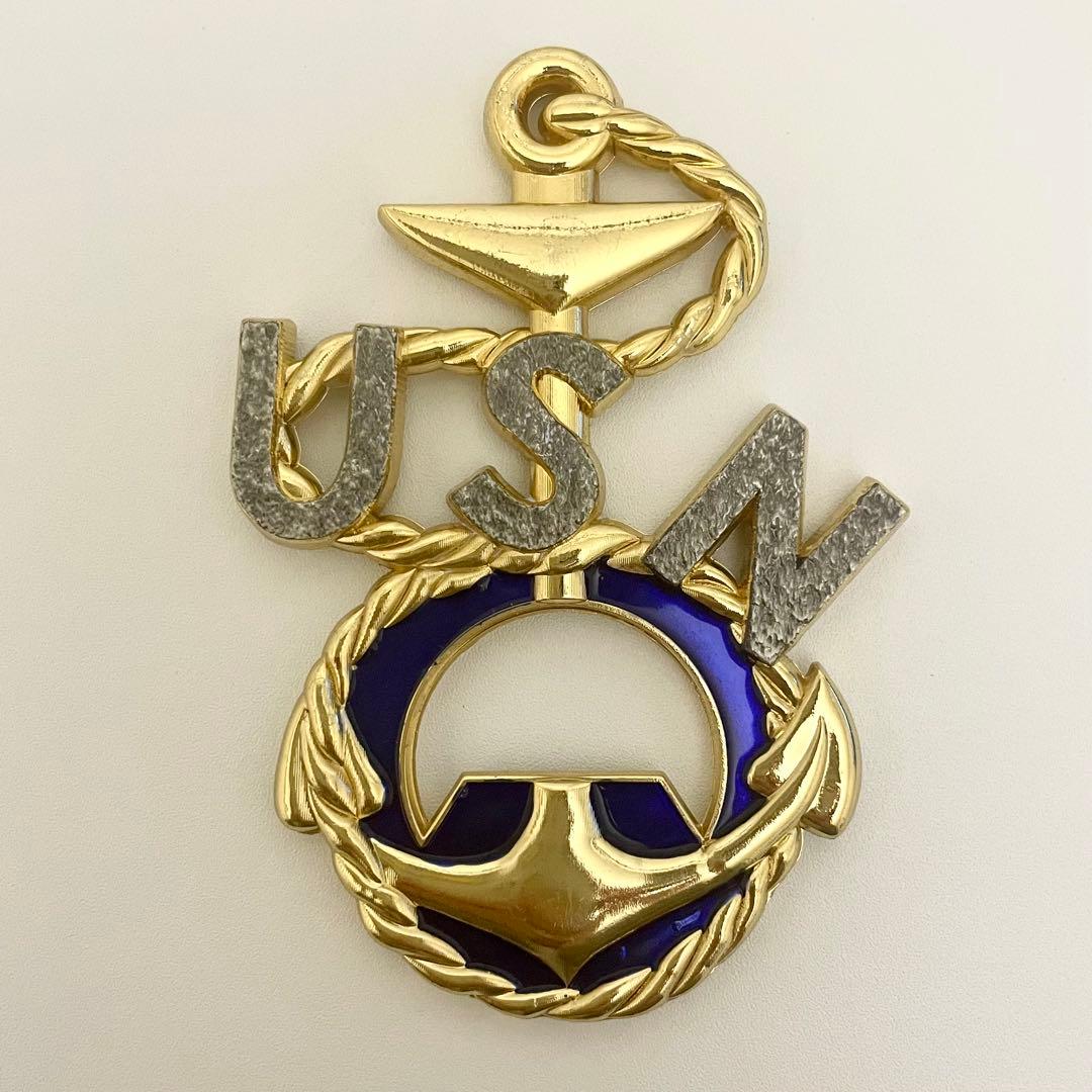 米海軍 US NAVY CPO チャレンジ 大型 9cm 72g