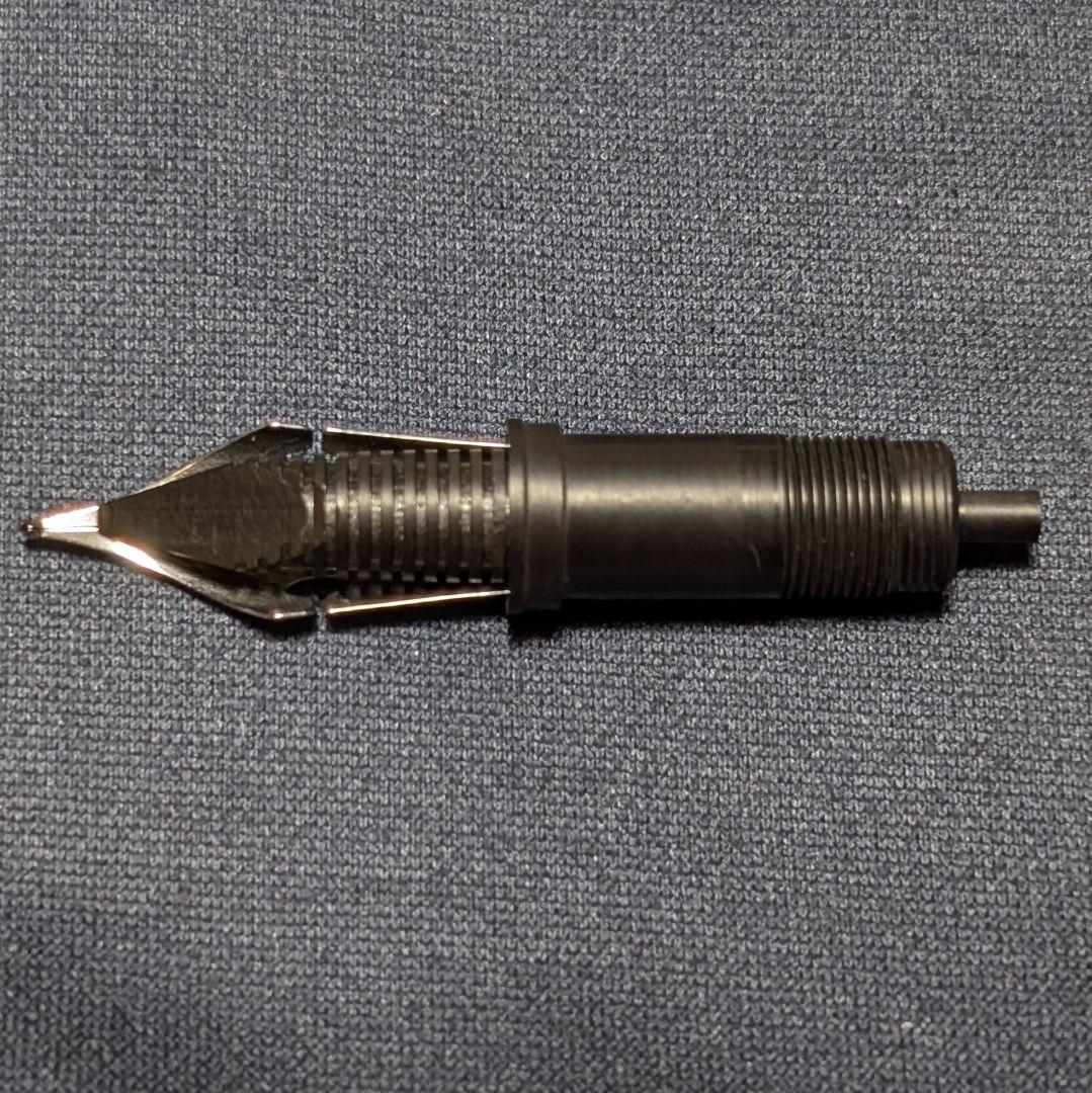 Alcea rosea様 角万年筆、ステンレスソフト