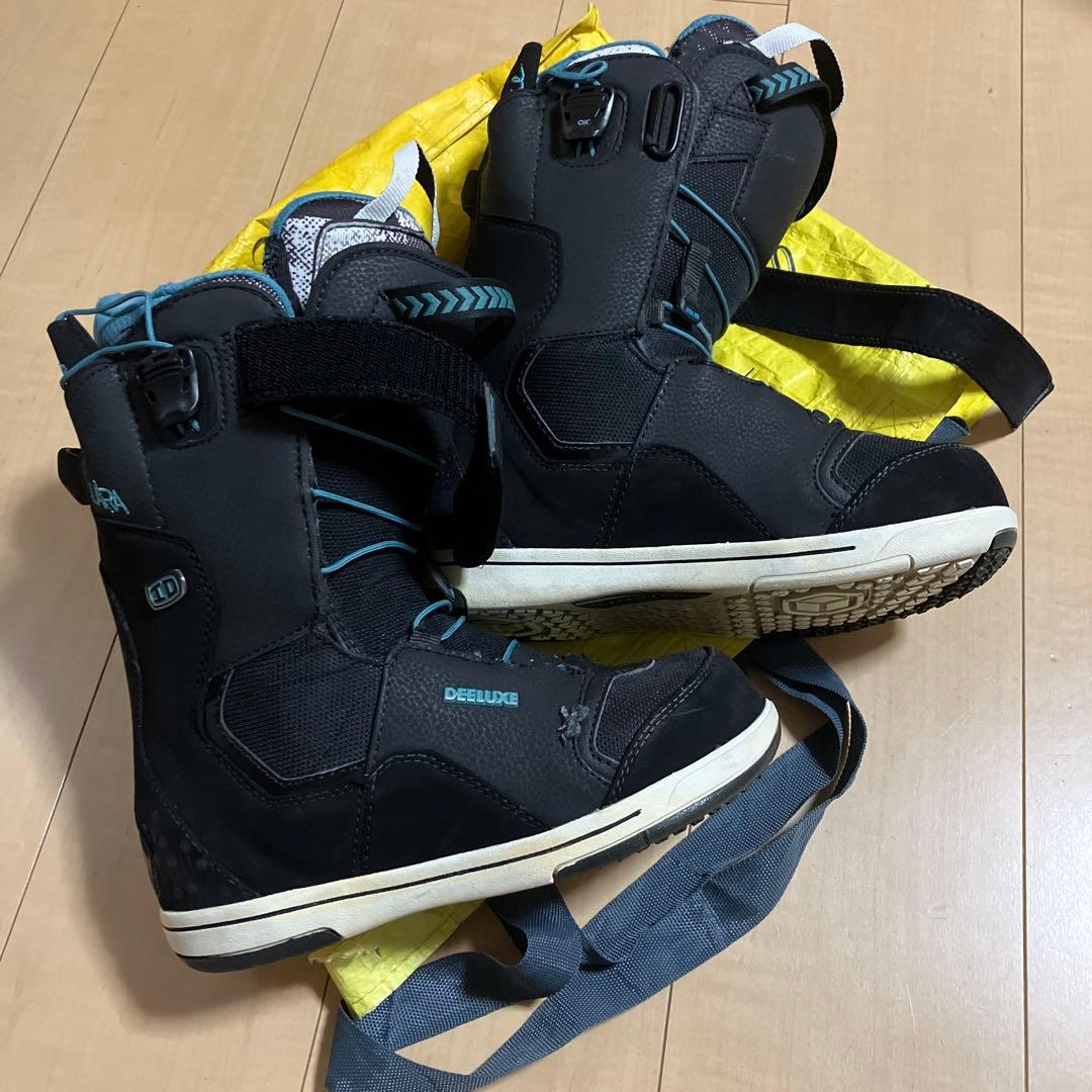 DEELUXEスノーボードブーツ ブラック/ブルー