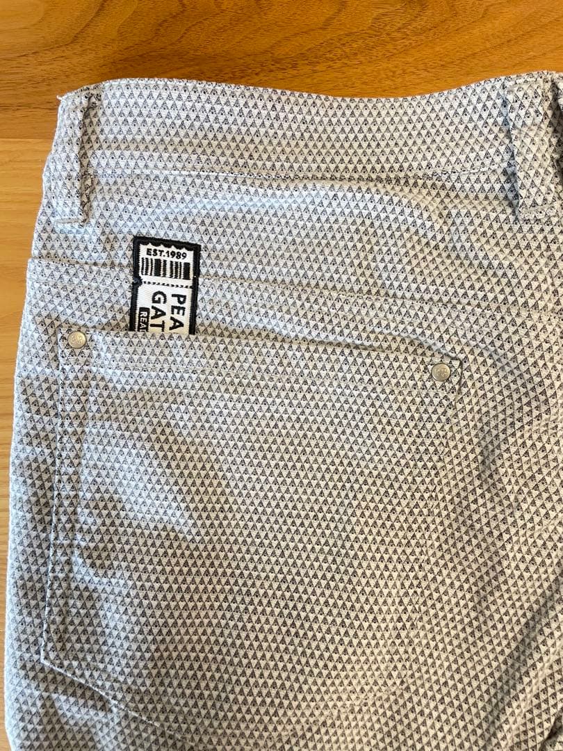 【超美品】PEARLY GATESパーリーゲイツ5 メンズ裏起毛パンツ秋冬