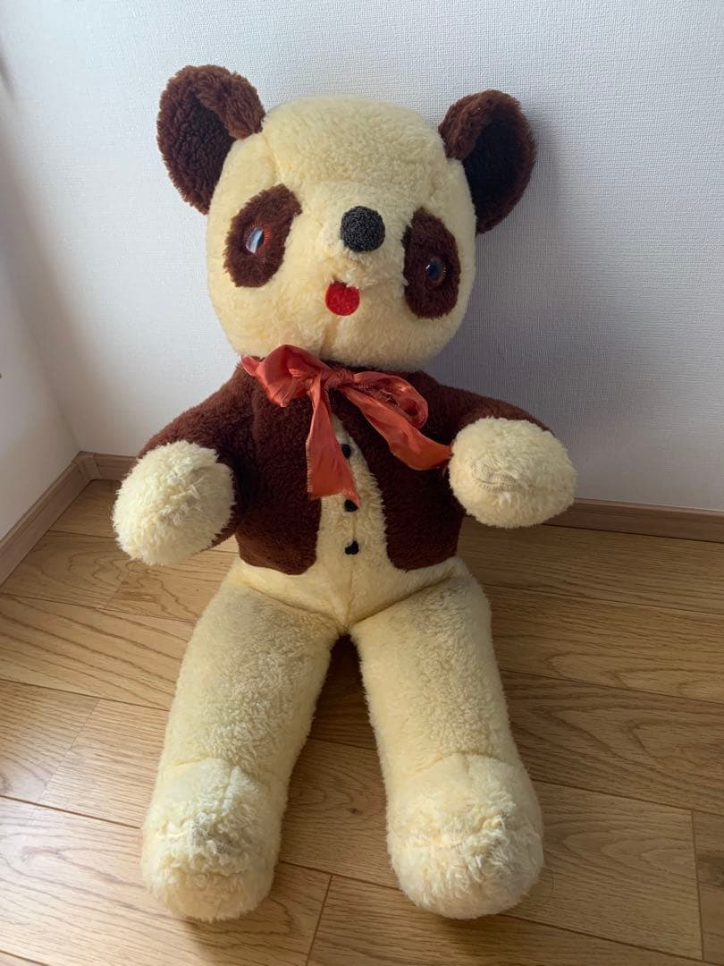 ヴィンテージ　テディベア　パンダベア