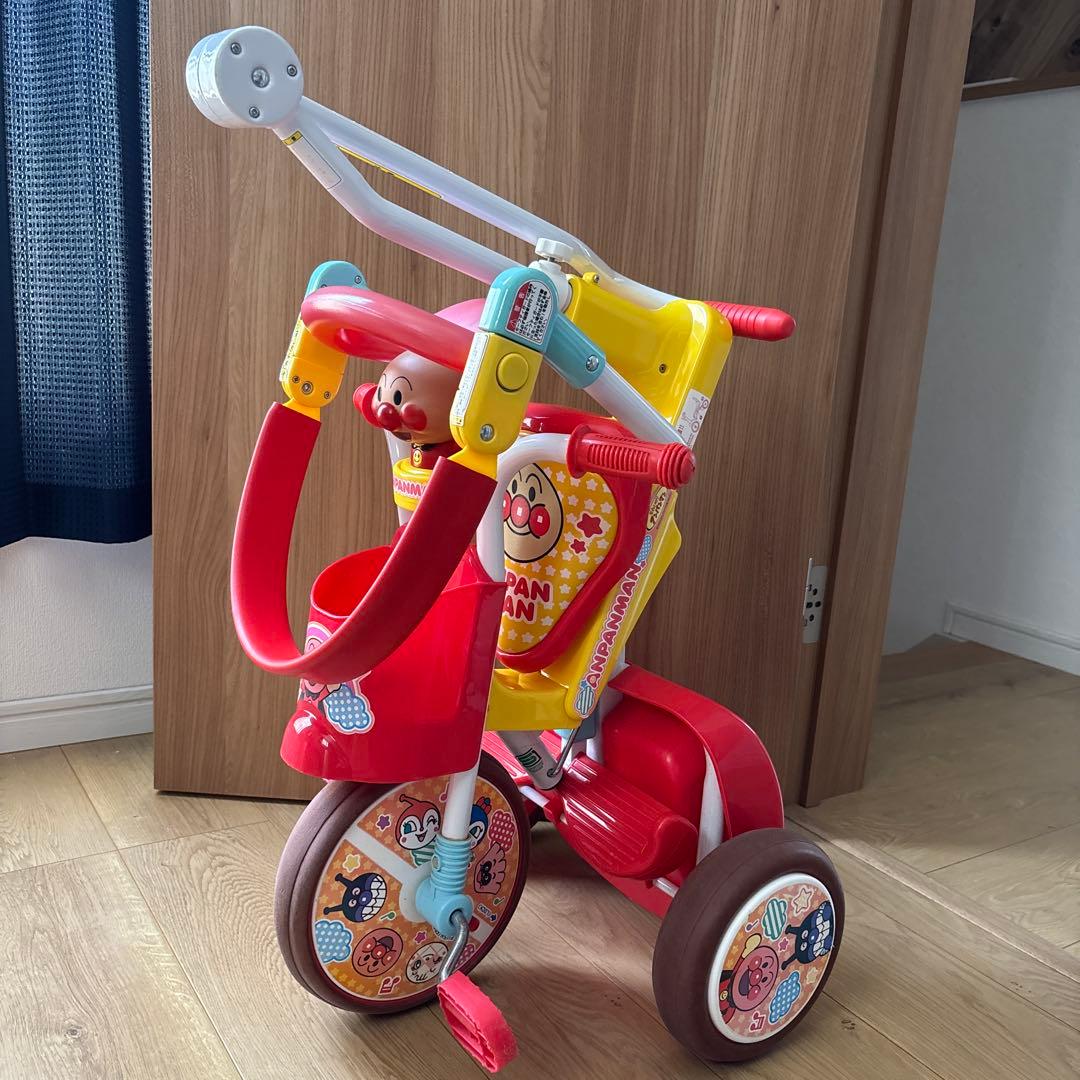 折りたたみ三輪車 アンパンマン オールインワン