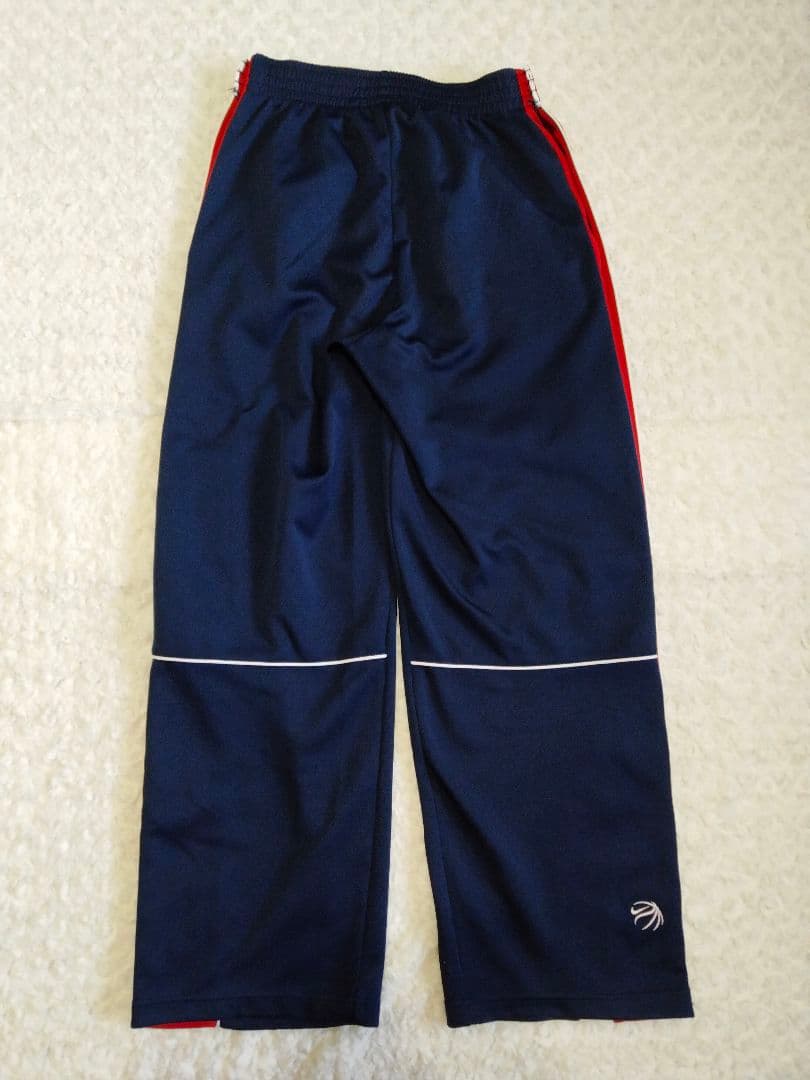 90s NIKE ナイキ スナップボタン セットアップ ネイビー Ｌ バスケ