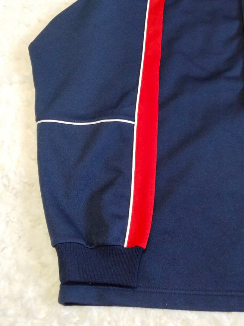 90s NIKE ナイキ スナップボタン セットアップ ネイビー Ｌ バスケ