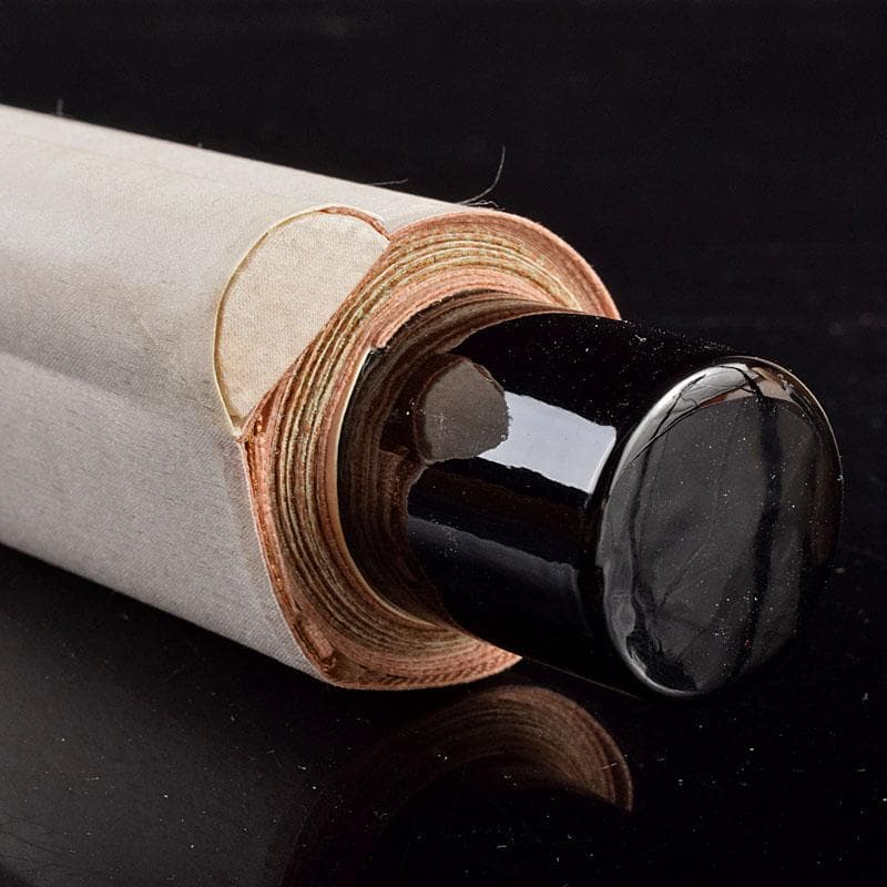 掛軸　前大徳藤井誡堂筆　一行書　「好日」　共箱　V　R4021B