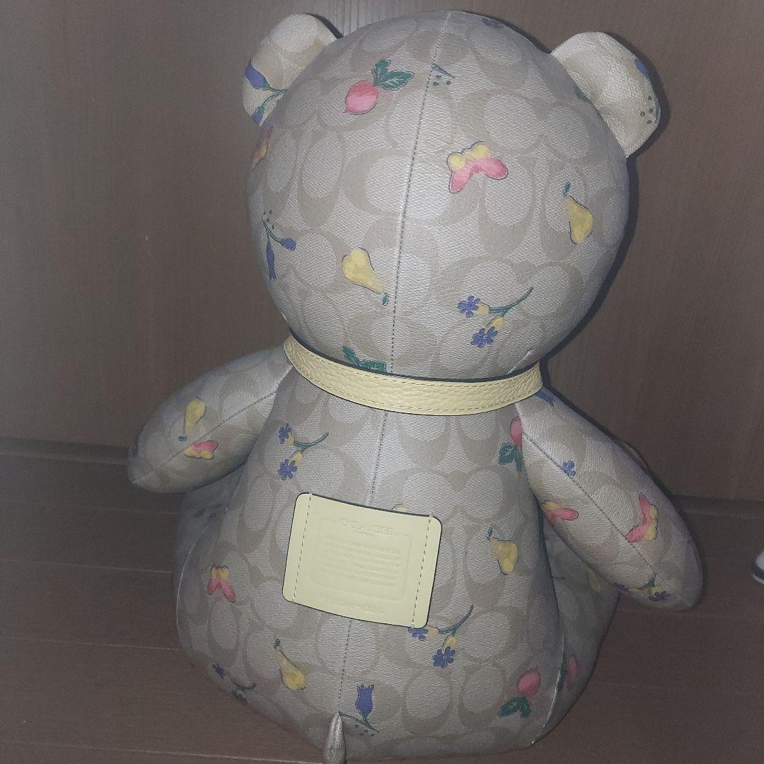 COACH くま ぬいぐるみ 春限定 ビッグぬいぐるみ