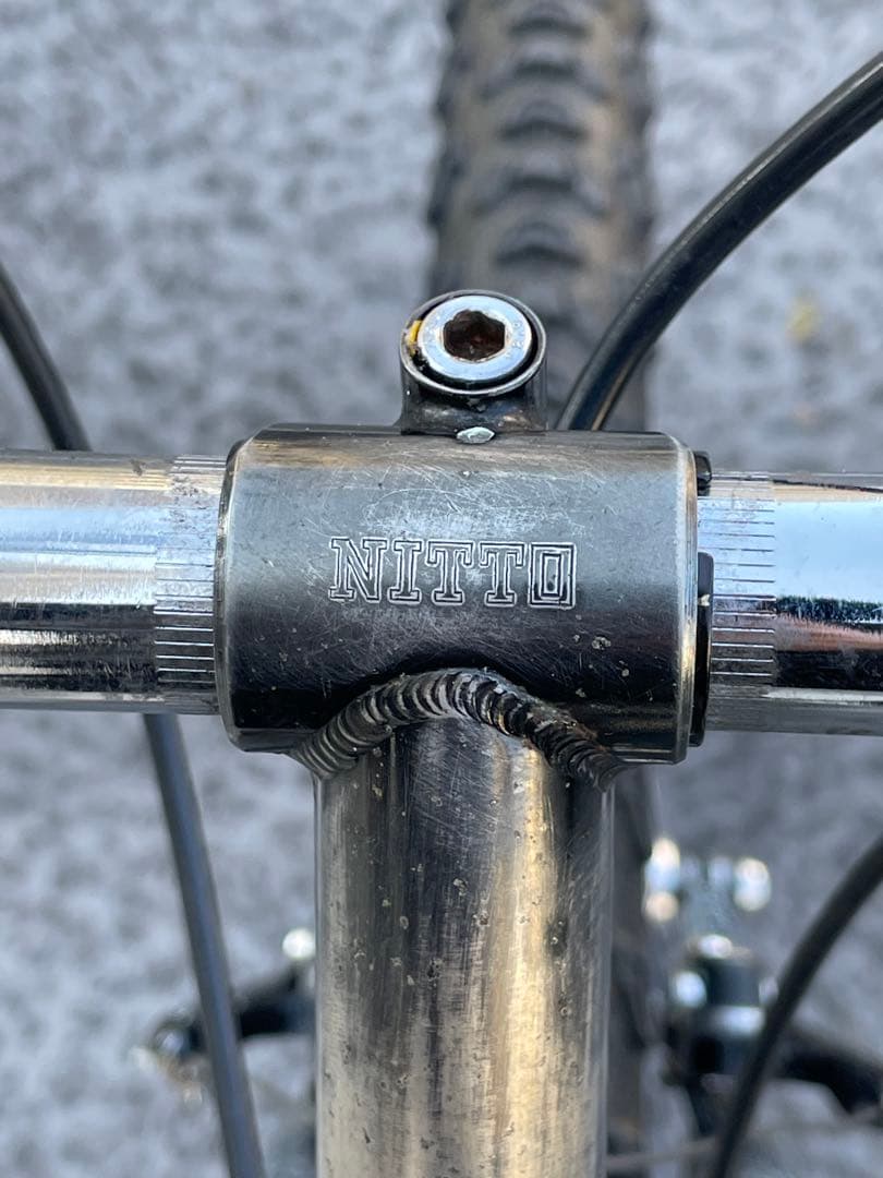 80s 90s old nitto クロモリ スレッド ステム raw カラー
